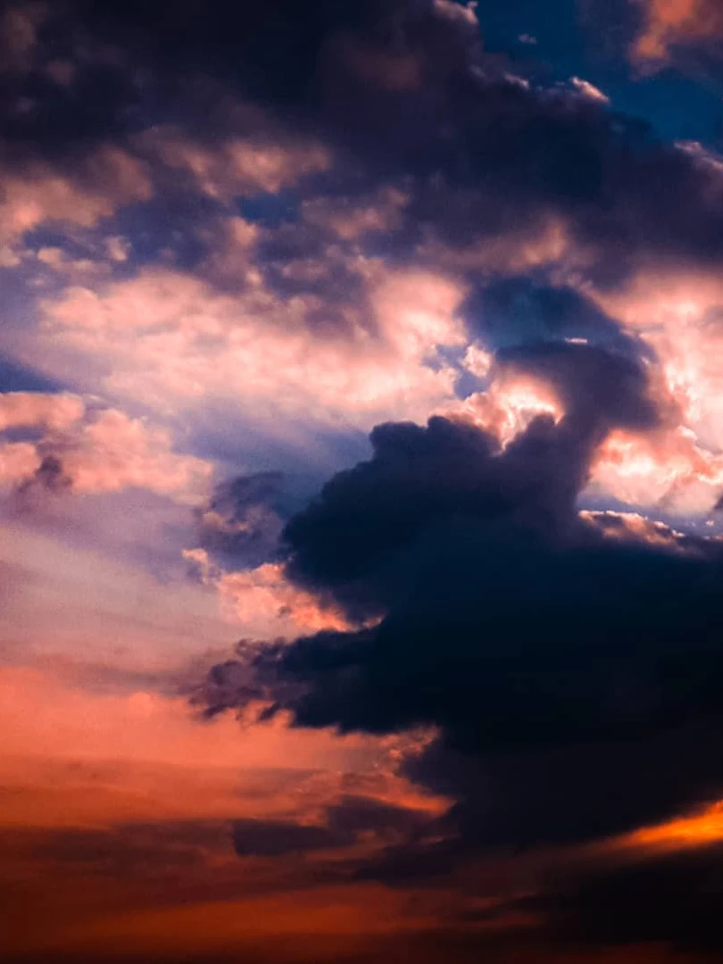 Photo 1 from Benjamin Simier’s Instagram post: Sky with cloud and sun 🌞🌞☁️