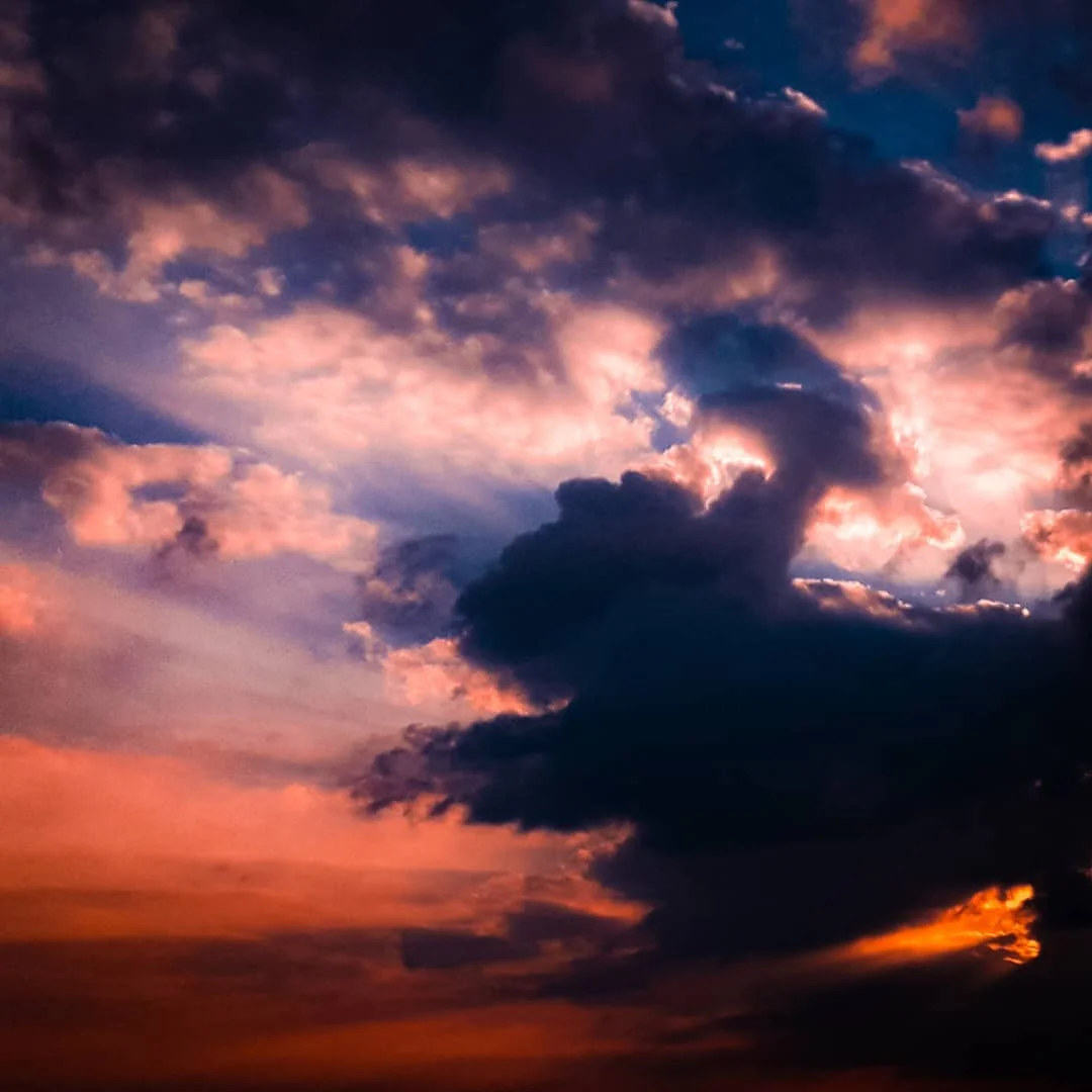 Photo 1 from Benjamin Simier’s Instagram post: Sky with cloud and sun 🌞🌞☁️