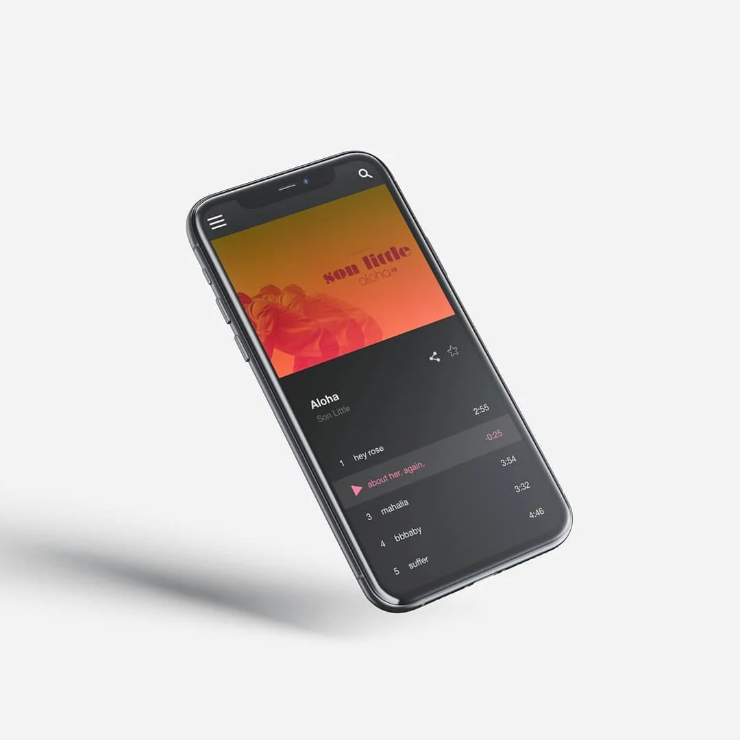 Photo 1 from Benjamin Simier’s Instagram post: Design of music mobile application 🎵🎺🎸🥁