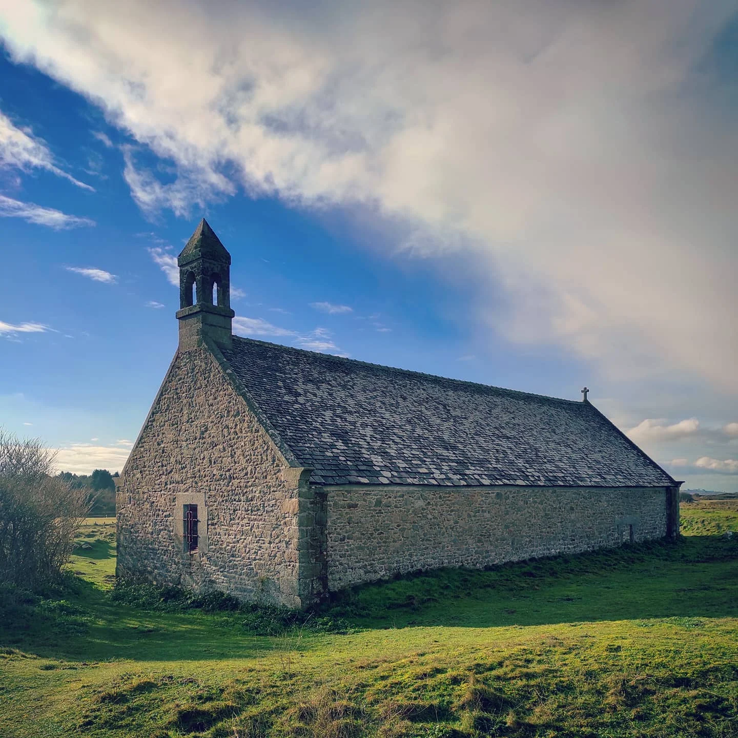 Photo 1 from Benjamin Simier’s Instagram post: Chapel Saint Guévroc in Bretagne, France ⛪