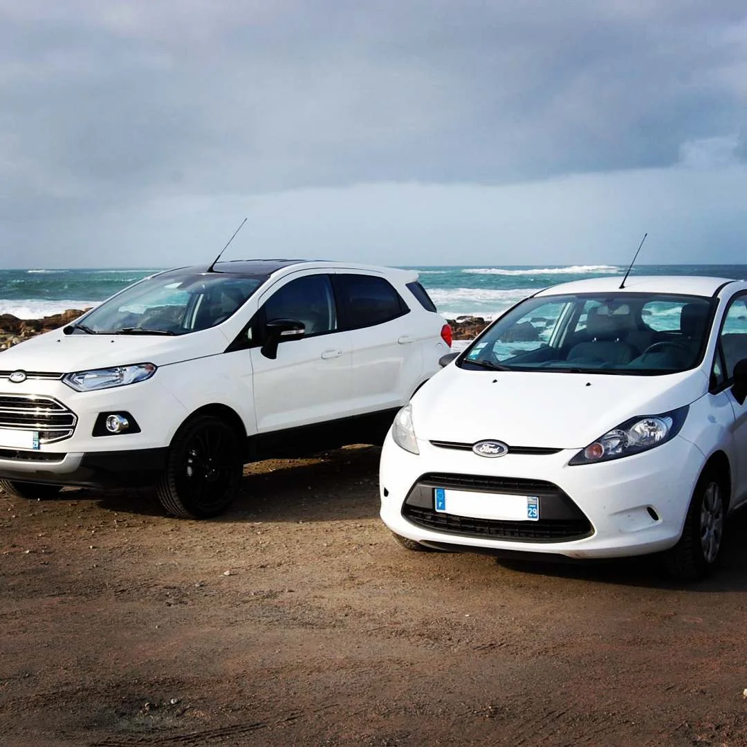 Photo 1 from Benjamin Simier’s Instagram post: Pour Noël, Ford EcoSport pour les parents et Ford Fiesta pour moi !