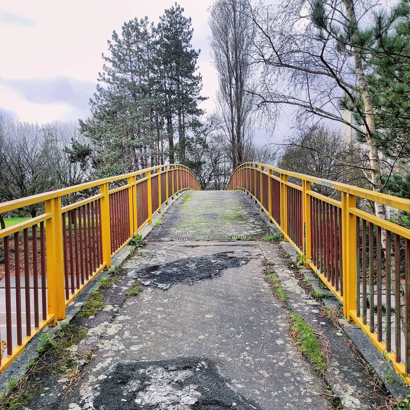 Photo 1 from Benjamin Simier’s Instagram post: Old yellow bridge 🌉