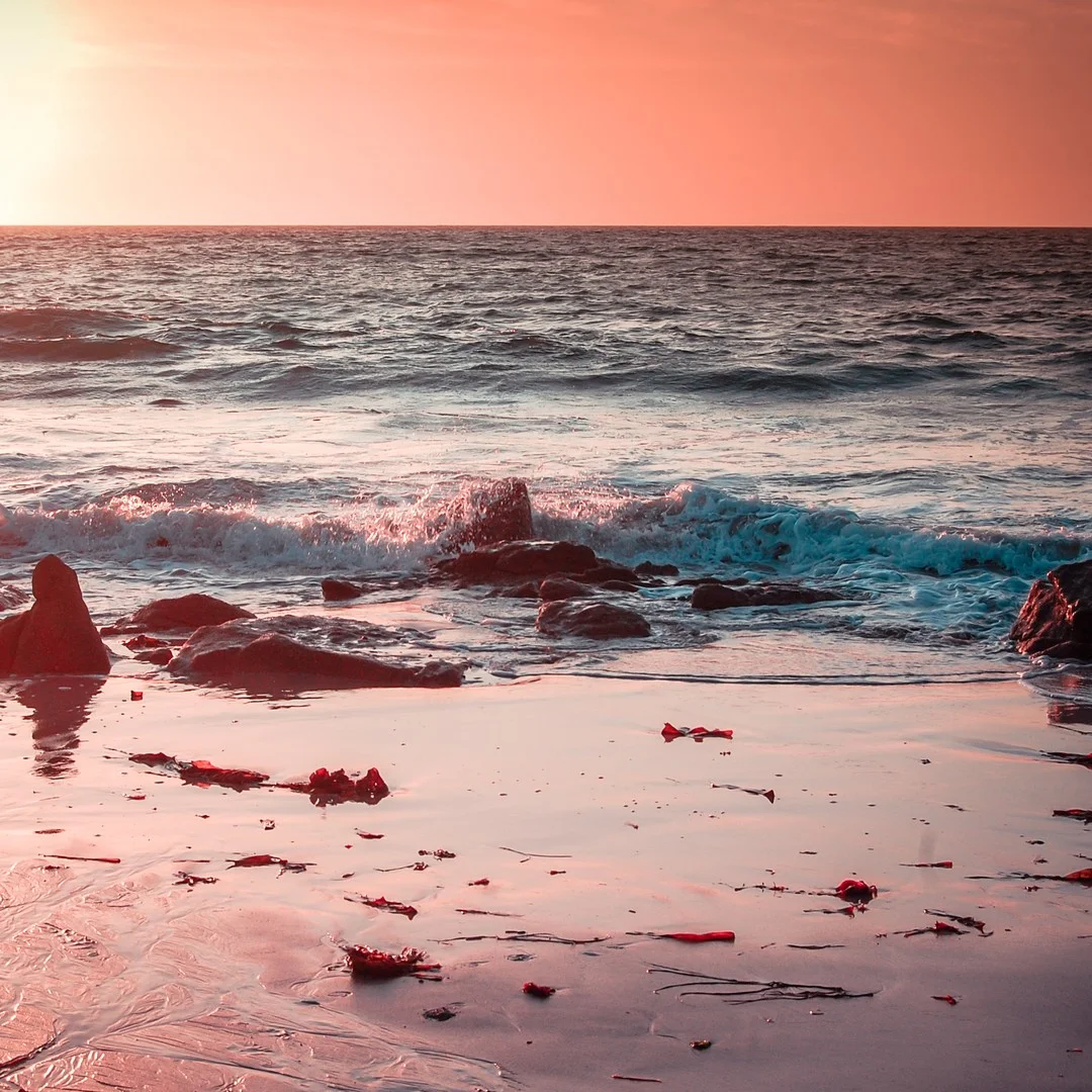 Photo 1 from Benjamin Simier’s Instagram post: Sunset on a Bretagne beach in France ☀️🌅🇫🇷