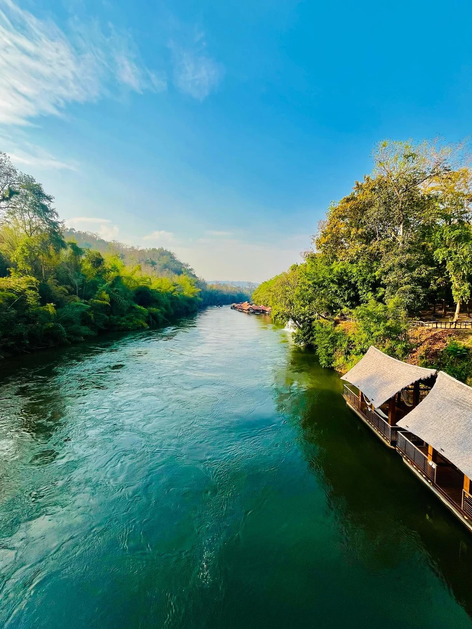 Photo 1 from Benjamin Simier’s Instagram post: Beautiful view at Kanchanaburi, Thailand 🇹🇭