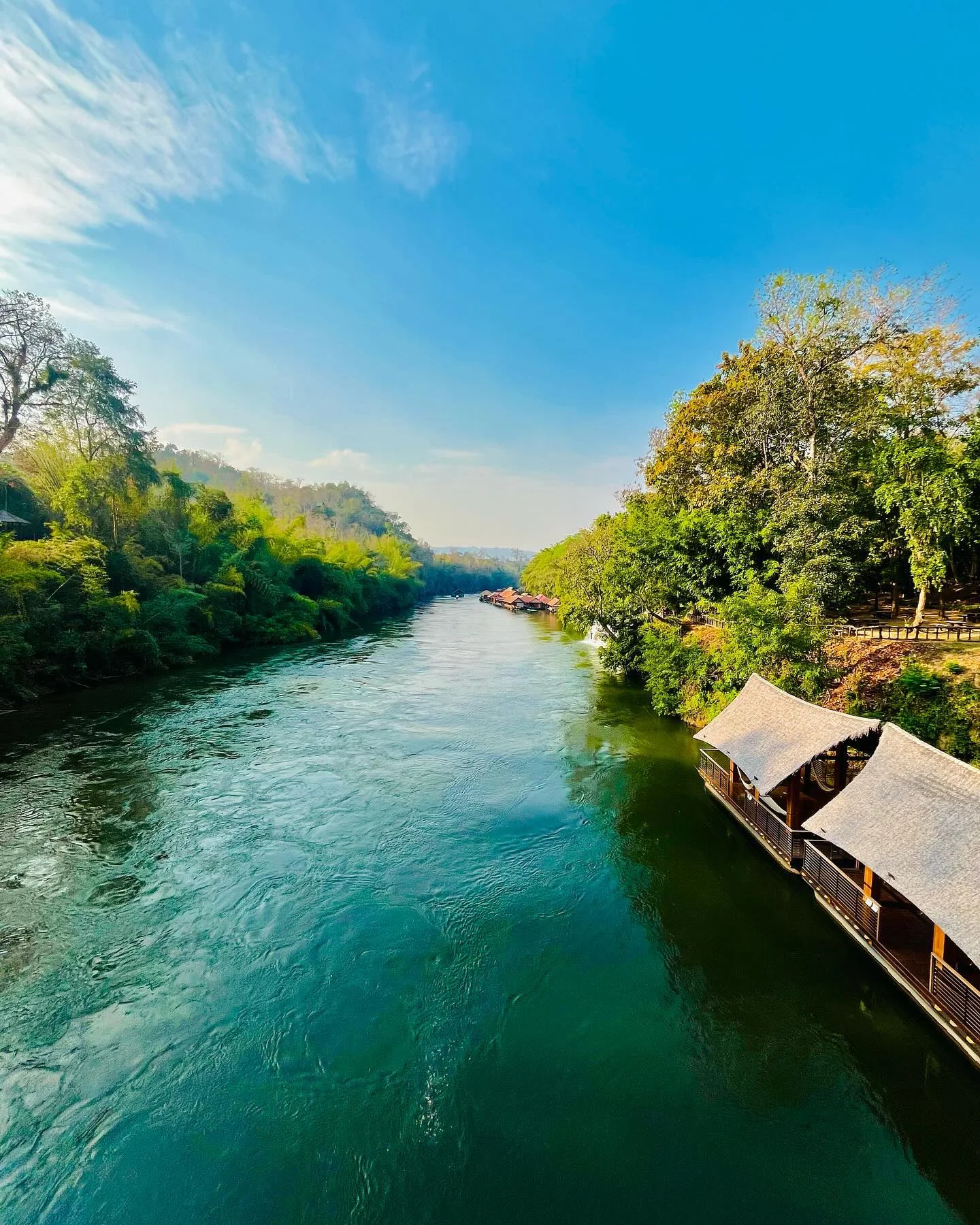 Photo 1 from Benjamin Simier’s Instagram post: Beautiful view at Kanchanaburi, Thailand 🇹🇭