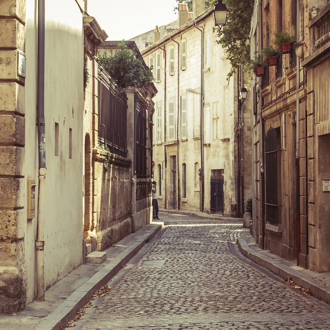 Photo 1 from Benjamin Simier’s Instagram post: Small quiet street of Avignon in France 🇫🇷