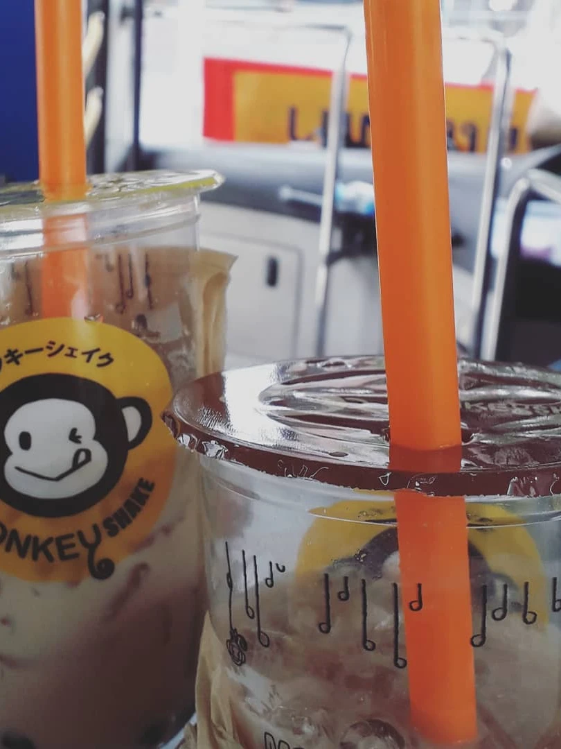 Photo 1 from Benjamin Simier’s Instagram post: Bubble milk tea in Bangkok with @_ringmebell