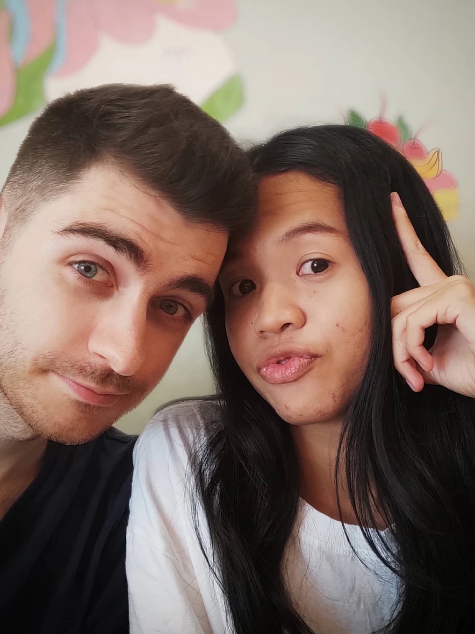 Photo 1 from Benjamin Simier’s Instagram post: Us 👩‍❤️‍👨 🥰 🇫🇷🇹🇭