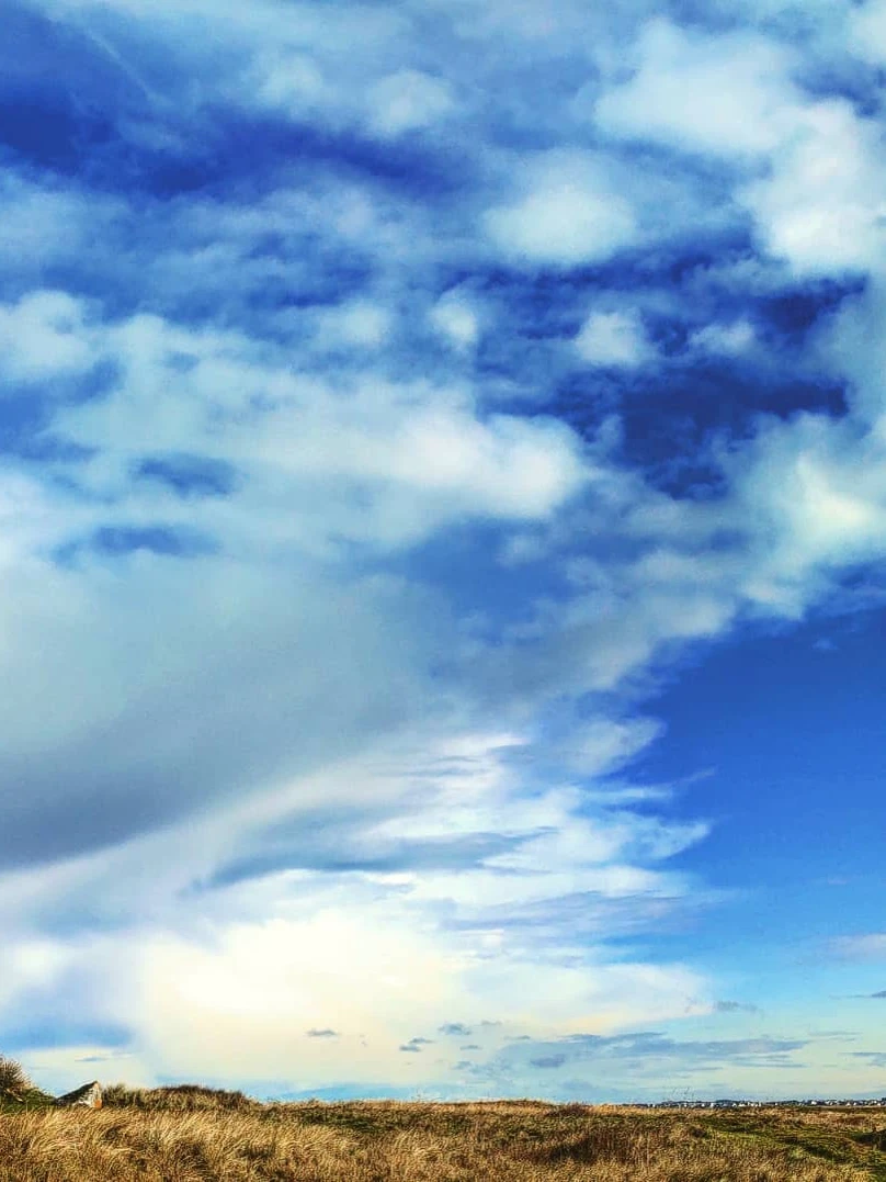 Photo 1 from Benjamin Simier’s Instagram post: Just a beautiful cloudy sky in Bretagne, France 🇫🇷 ☁️☁️☁️