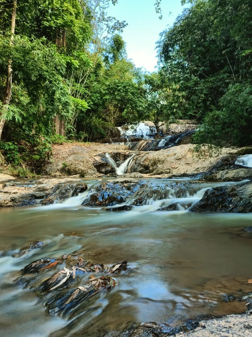Photo 1 from Benjamin Simier’s Instagram post: Waterfall in Ranong, Thailand 🇹🇭