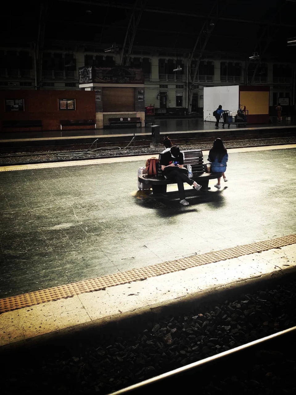 Photo 1 from Benjamin Simier’s Instagram post: Bangkok train station 🚂