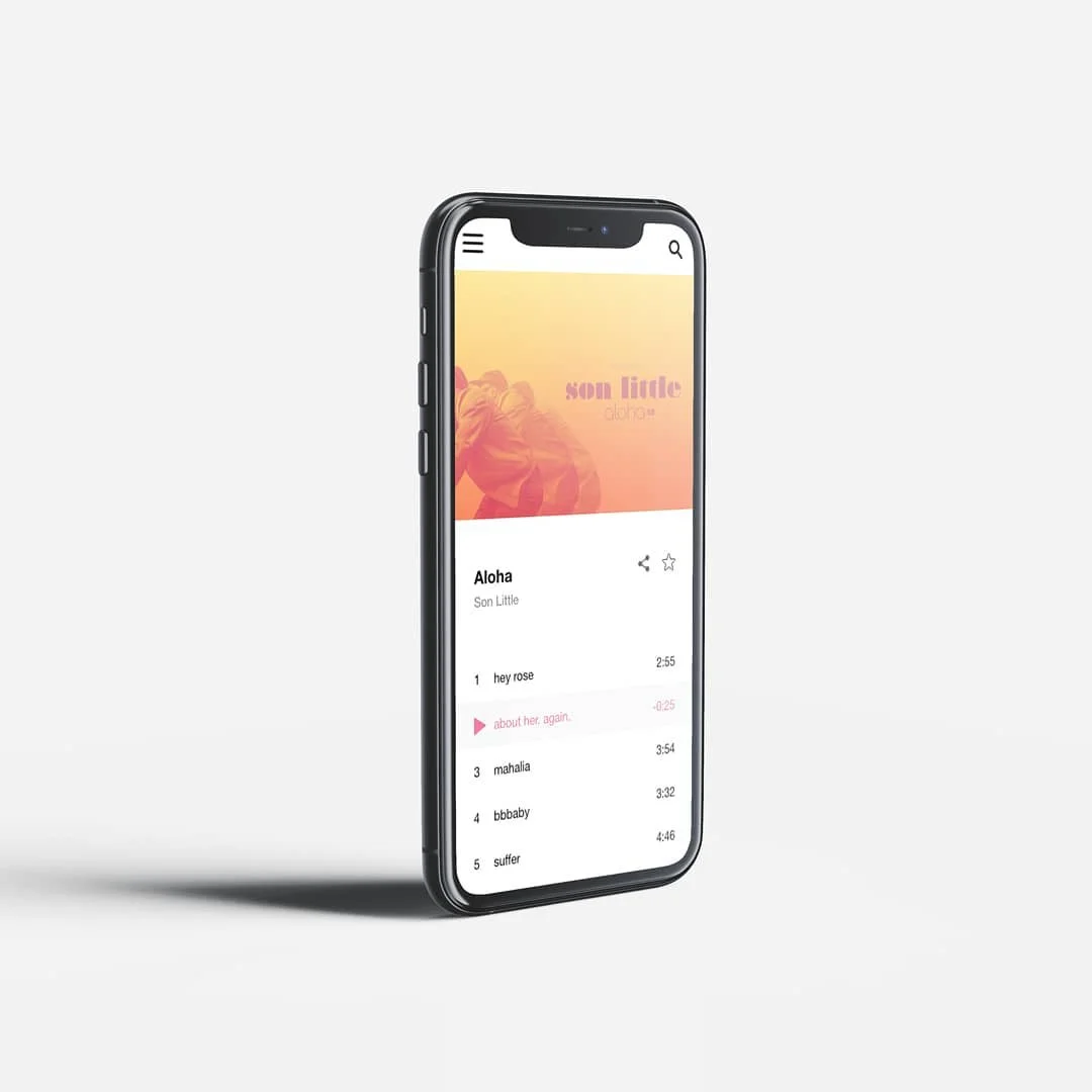 Photo 4 from Benjamin Simier’s Instagram post: Design of music mobile application 🎵🎺🎸🥁