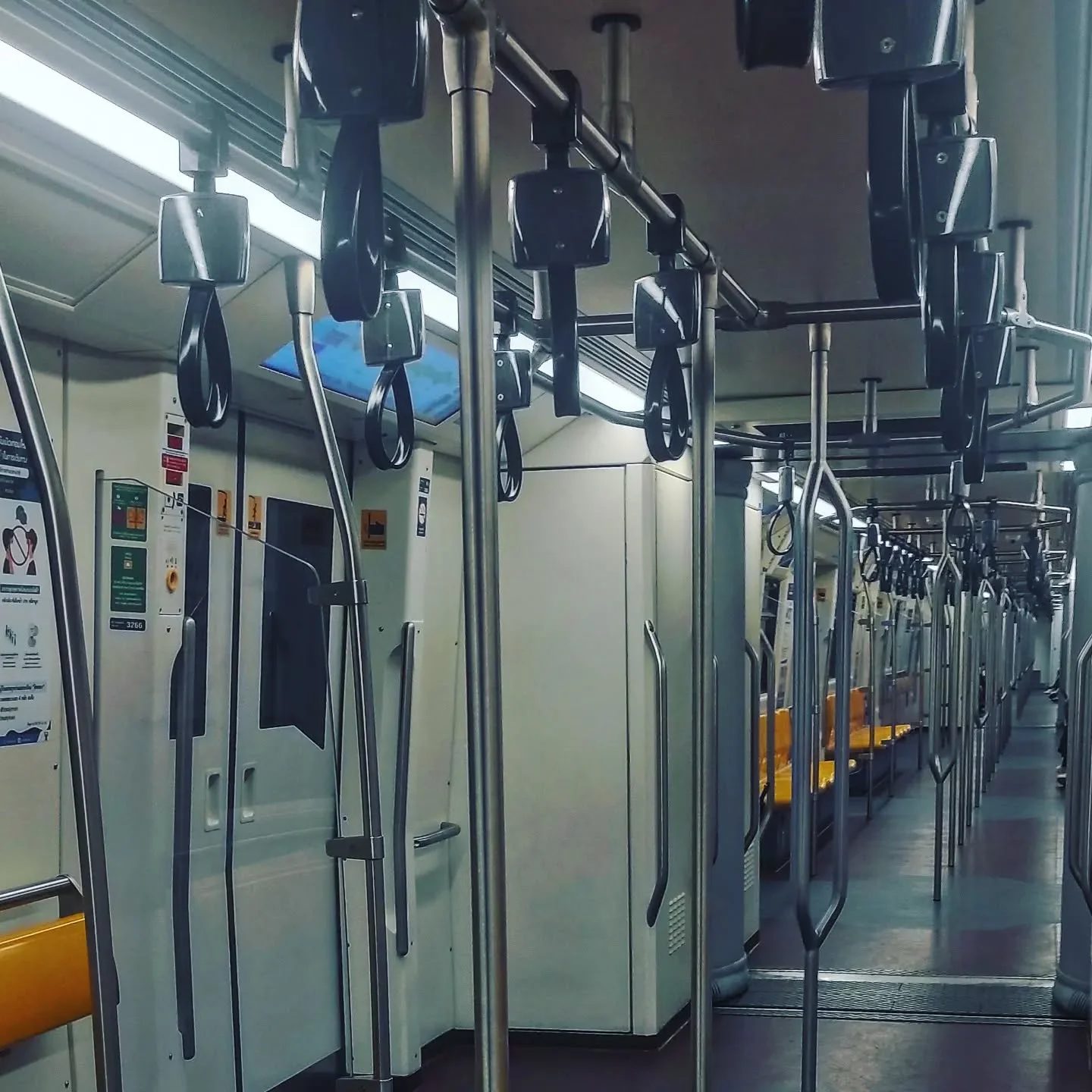 Photo 1 from Benjamin Simier’s Instagram post: The BTS (sky train) at 11:30pm