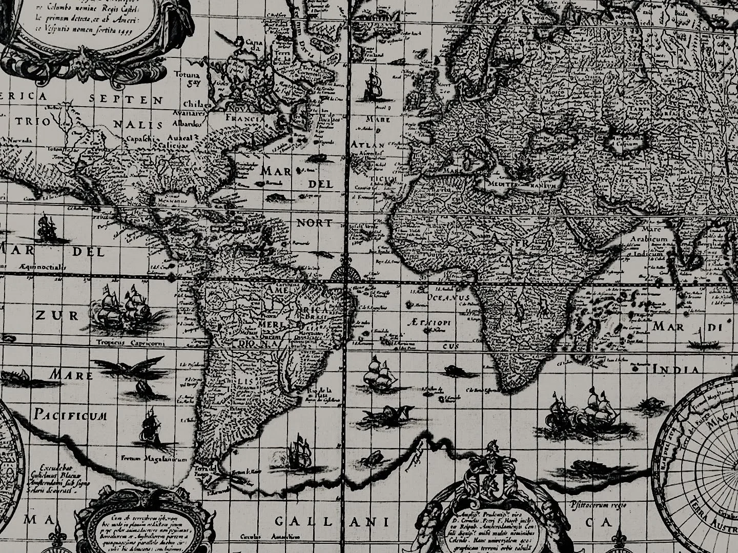 Photo 1 from Benjamin Simier’s Instagram post: This beautiful map is more than ink on paper 🗺 it’s a window into how the world once looked through the eyes of explorers.