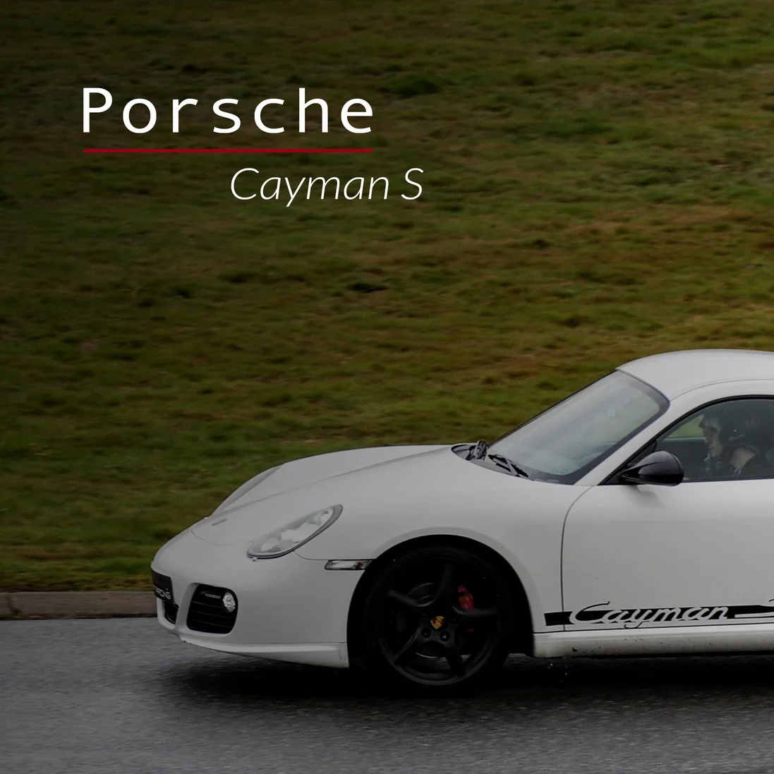 Photo 1 from Benjamin Simier’s Instagram post: Petite ballade en Porsche Cayman S sur circuit 😊😊