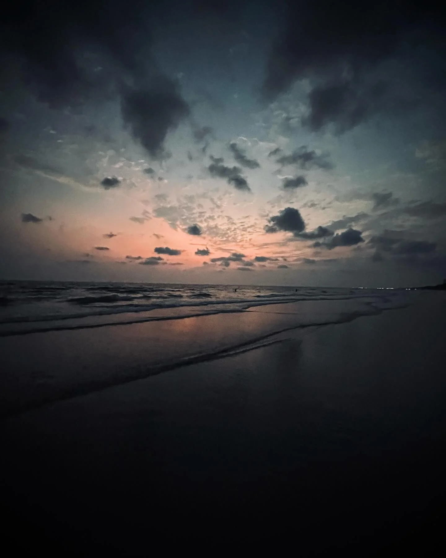 Photo 1 from Benjamin Simier’s Instagram post: Night view on the beach 🏝️ 🌙 ☀️