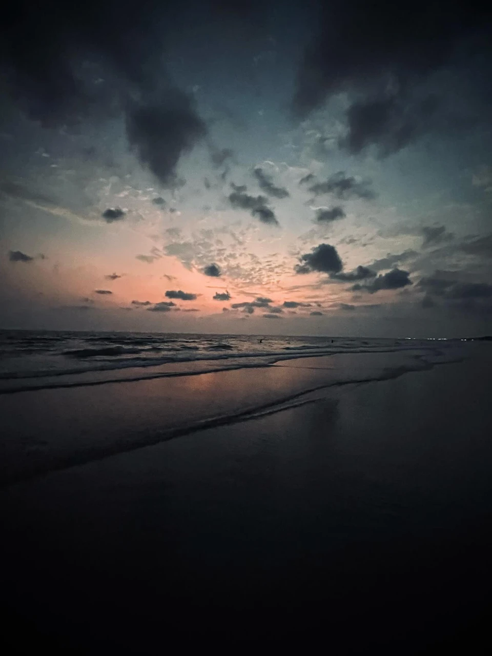 Photo 1 from Benjamin Simier’s Instagram post: Night view on the beach 🏝️ 🌙 ☀️