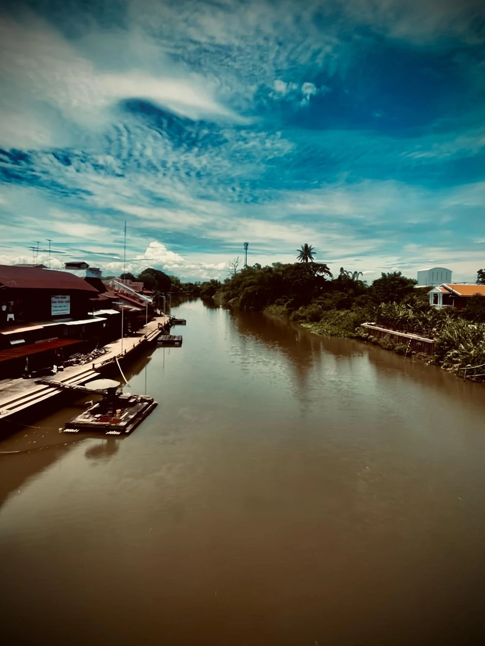 Photo 1 from Benjamin Simier’s Instagram post: The way to go floating market