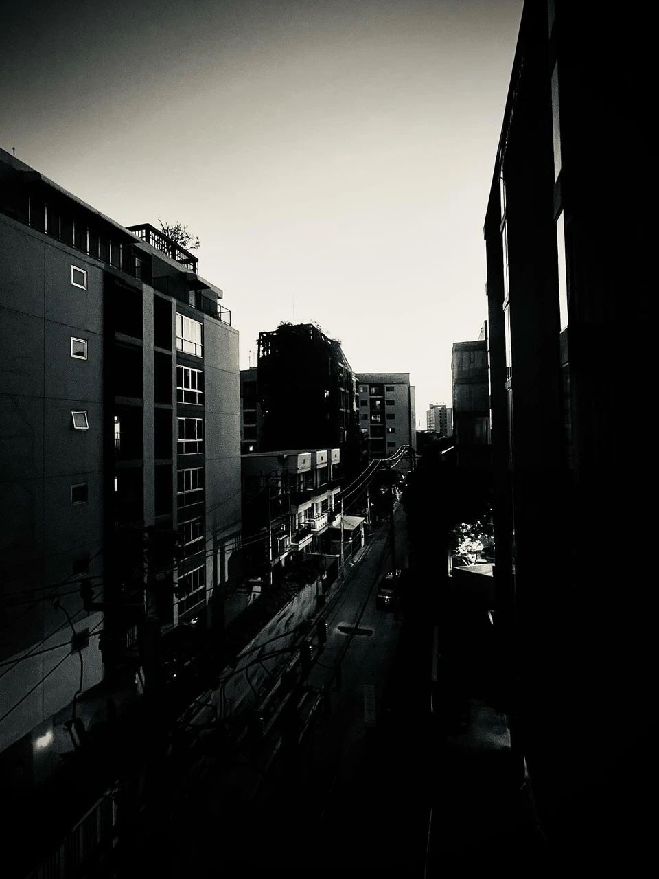 Photo 1 from Benjamin Simier’s Instagram post: The shadows are getting longer, but the city’s still lit up. 🌆