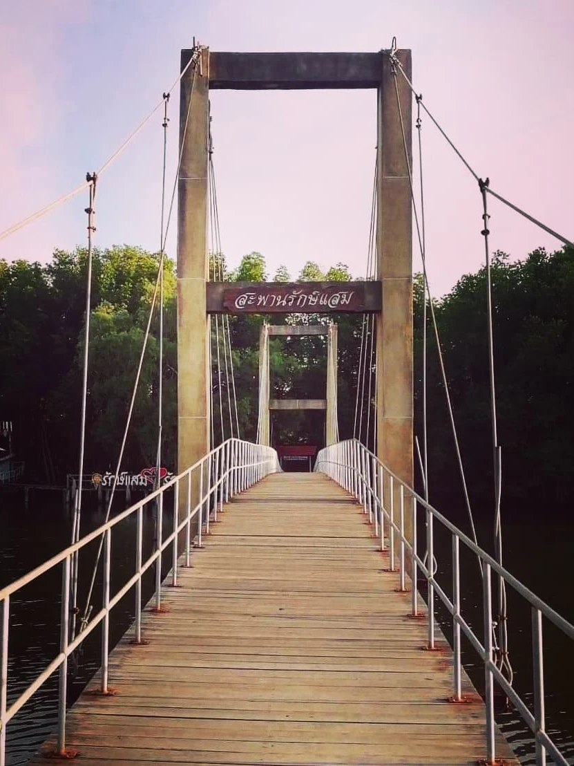 Photo 1 from Benjamin Simier’s Instagram post: Bridge in Rayong, Thailand 🇹🇭