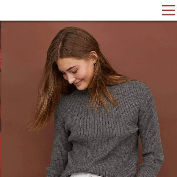 Photo 2 from Benjamin Simier’s Instagram post: Site web H&M fictif