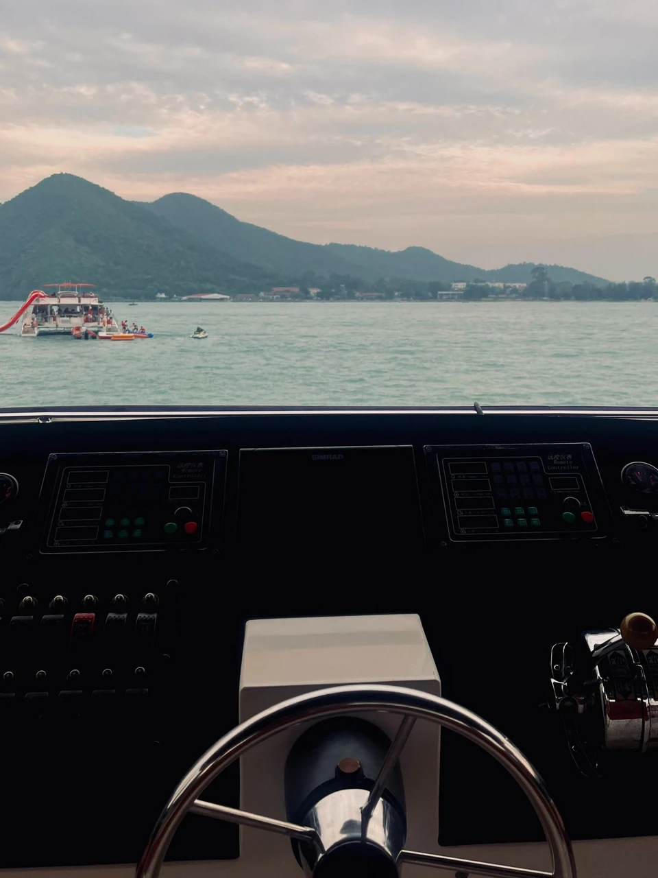 Photo 1 from Benjamin Simier’s Instagram post: Yachting it up in paradise ☀️️ Thailand's turquoise waters and stunning scenery never disappoint!