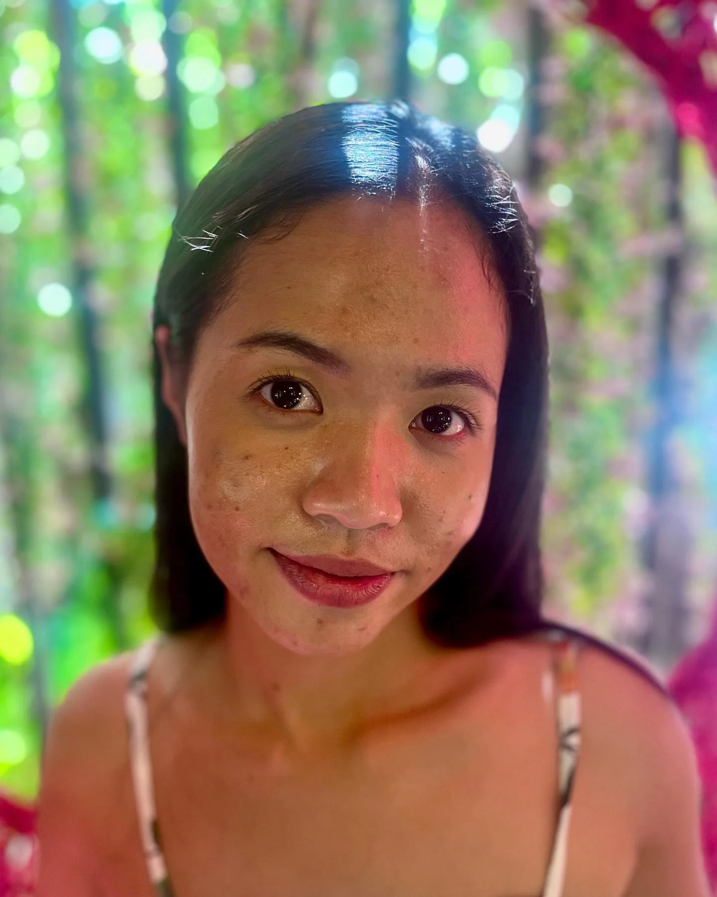 Photo 1 from Benjamin Simier’s Instagram post: Lost in the beauty of Thailand, but she’s the real paradise I found. 🌺✨