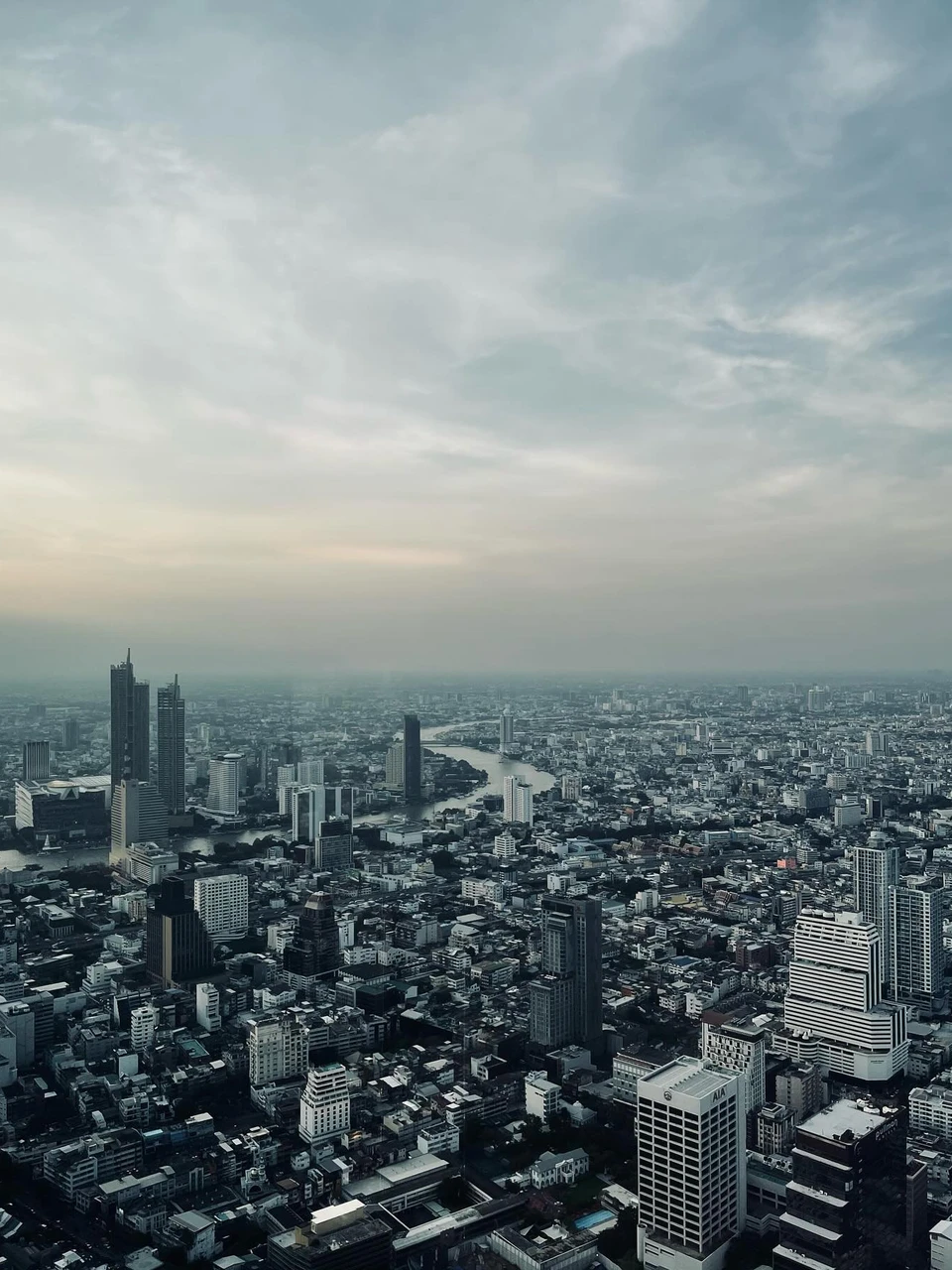 Photo 1 from Benjamin Simier’s Instagram post: Bangkok view 🏙️