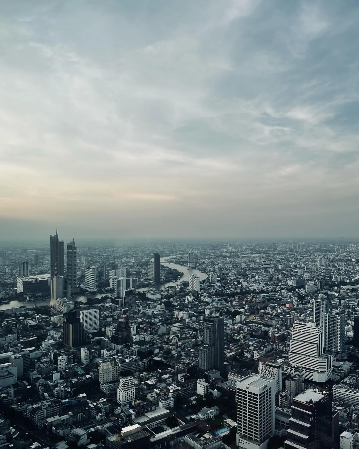 Photo 1 from Benjamin Simier’s Instagram post: Bangkok view 🏙️