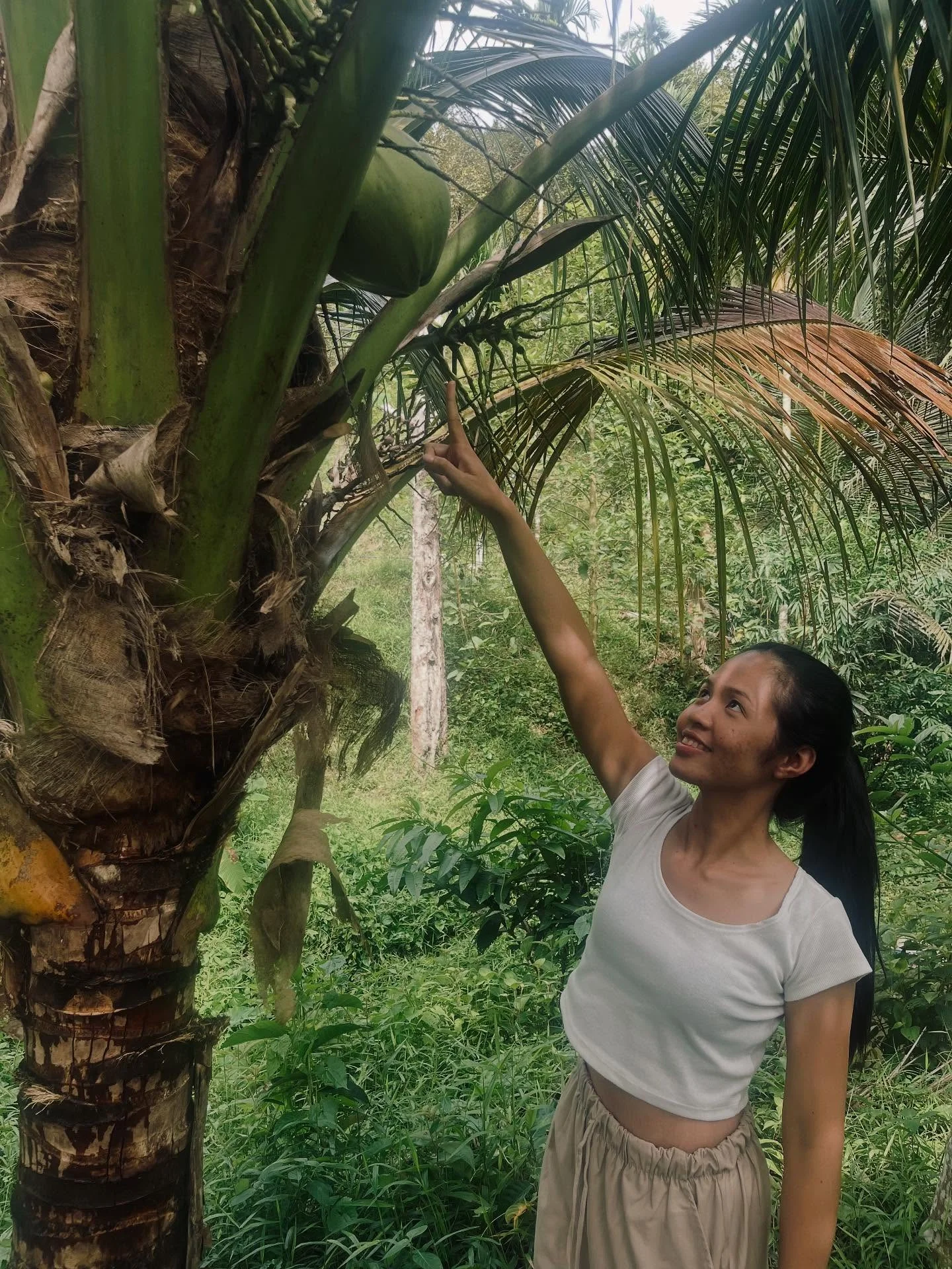 Photo 4 from Benjamin Simier’s Instagram post: From the rich scent of durian hanging on trees to golden pineapples growing under the sun, each photo captures the essence of local life.