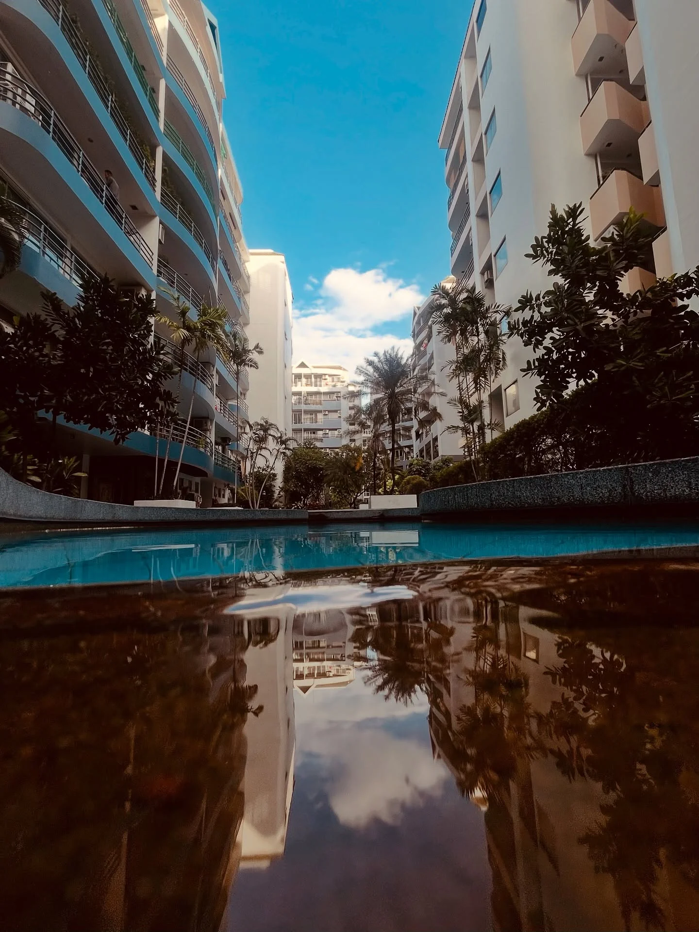 Photo 1 from Benjamin Simier’s Instagram post: Poolside paradise in Bangkok 🇹🇭