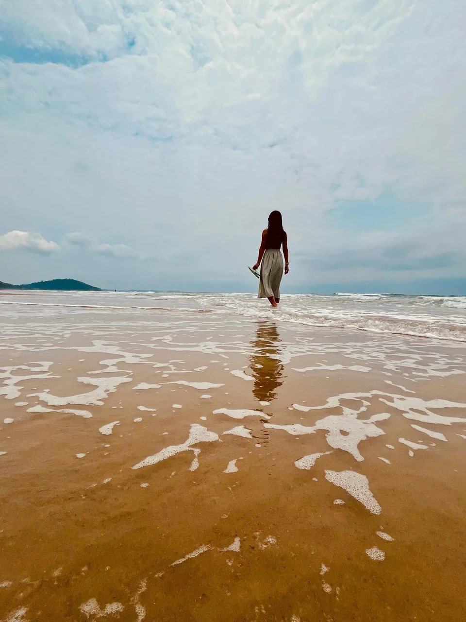 Photo 1 from Benjamin Simier’s Instagram post: Walking on the beach 🏝️