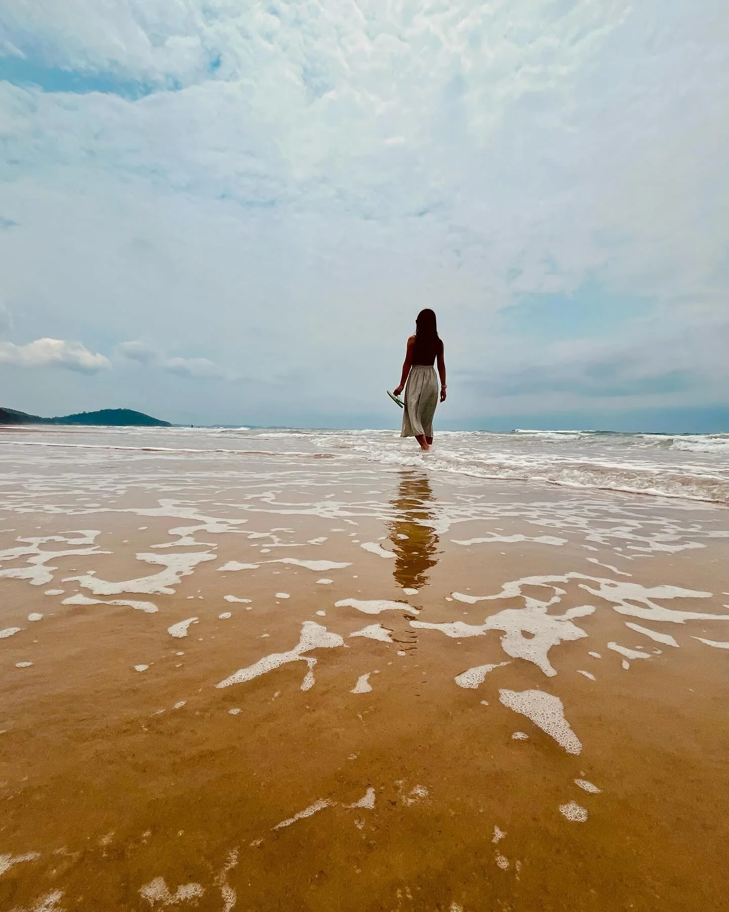 Photo 1 from Benjamin Simier’s Instagram post: Walking on the beach 🏝️