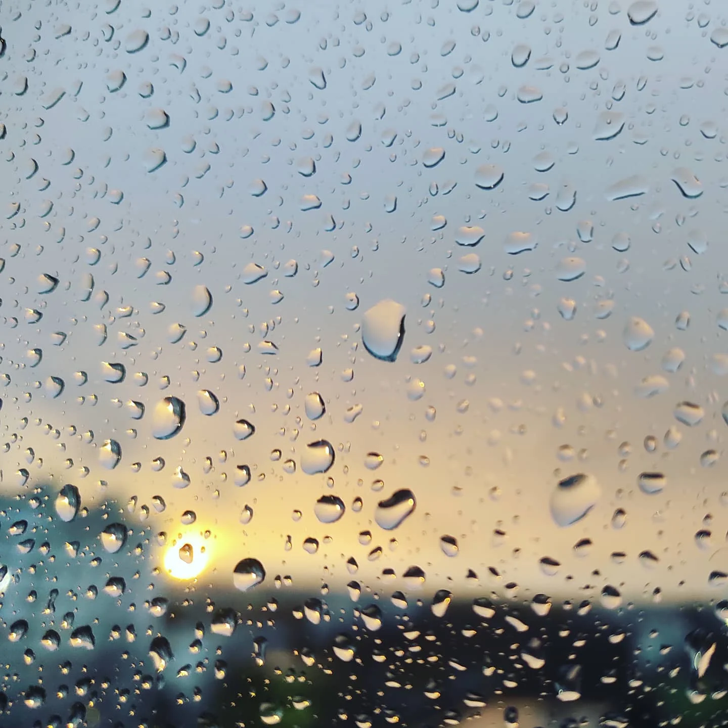 Photo 1 from Benjamin Simier’s Instagram post: Rainy day from the window 🌧️🌧️☔