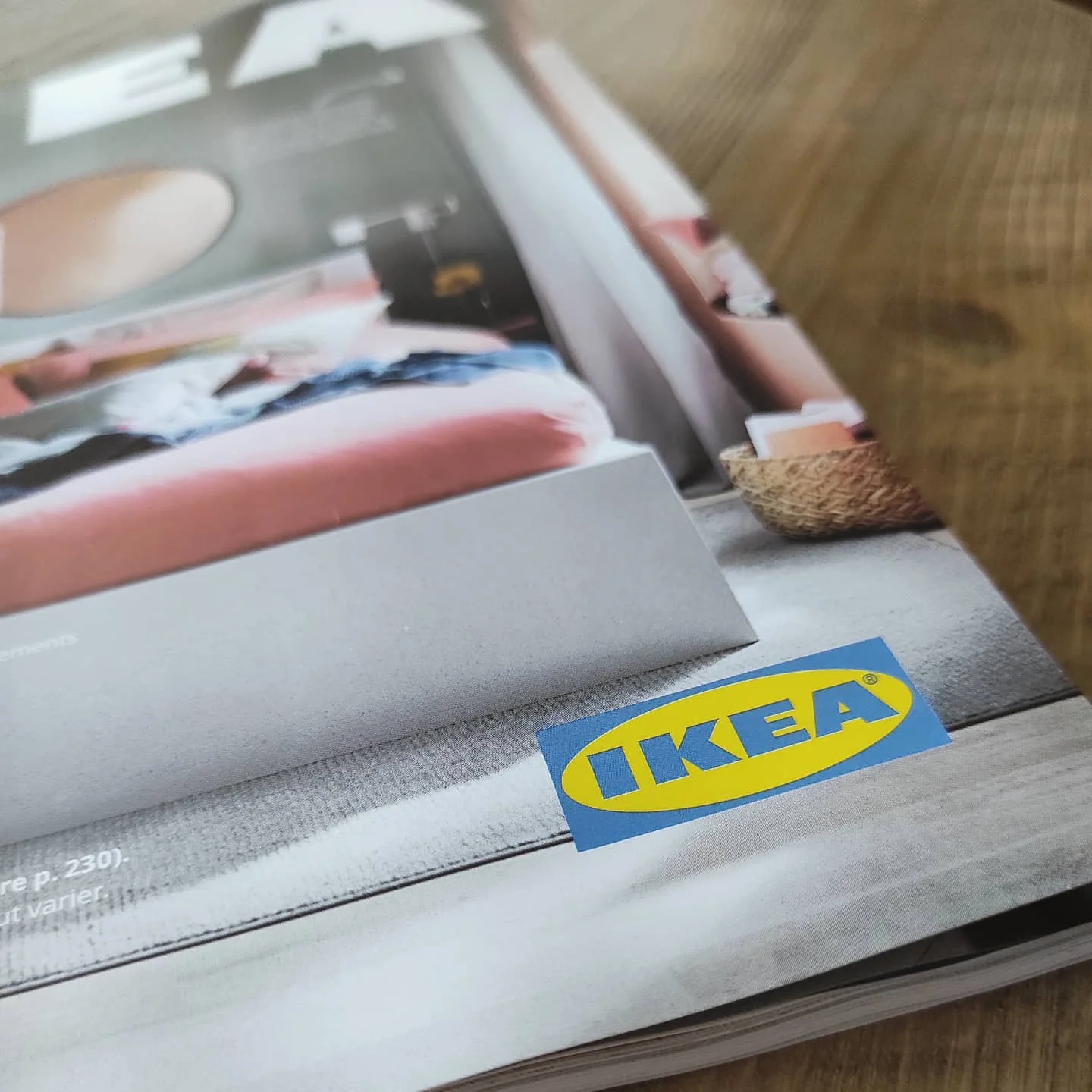 Photo 1 from Benjamin Simier’s Instagram post: Maybe the lastest Ikea catalog 🤔🤔📖