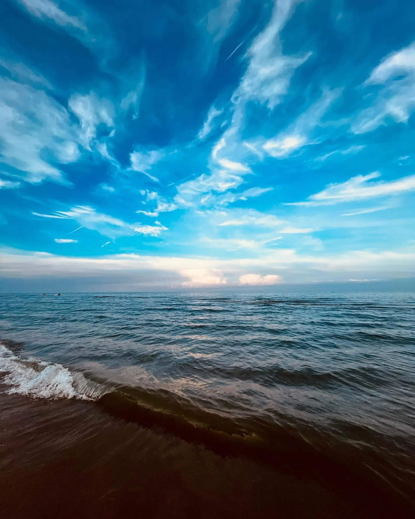 A beach in Thailand beside the open sea