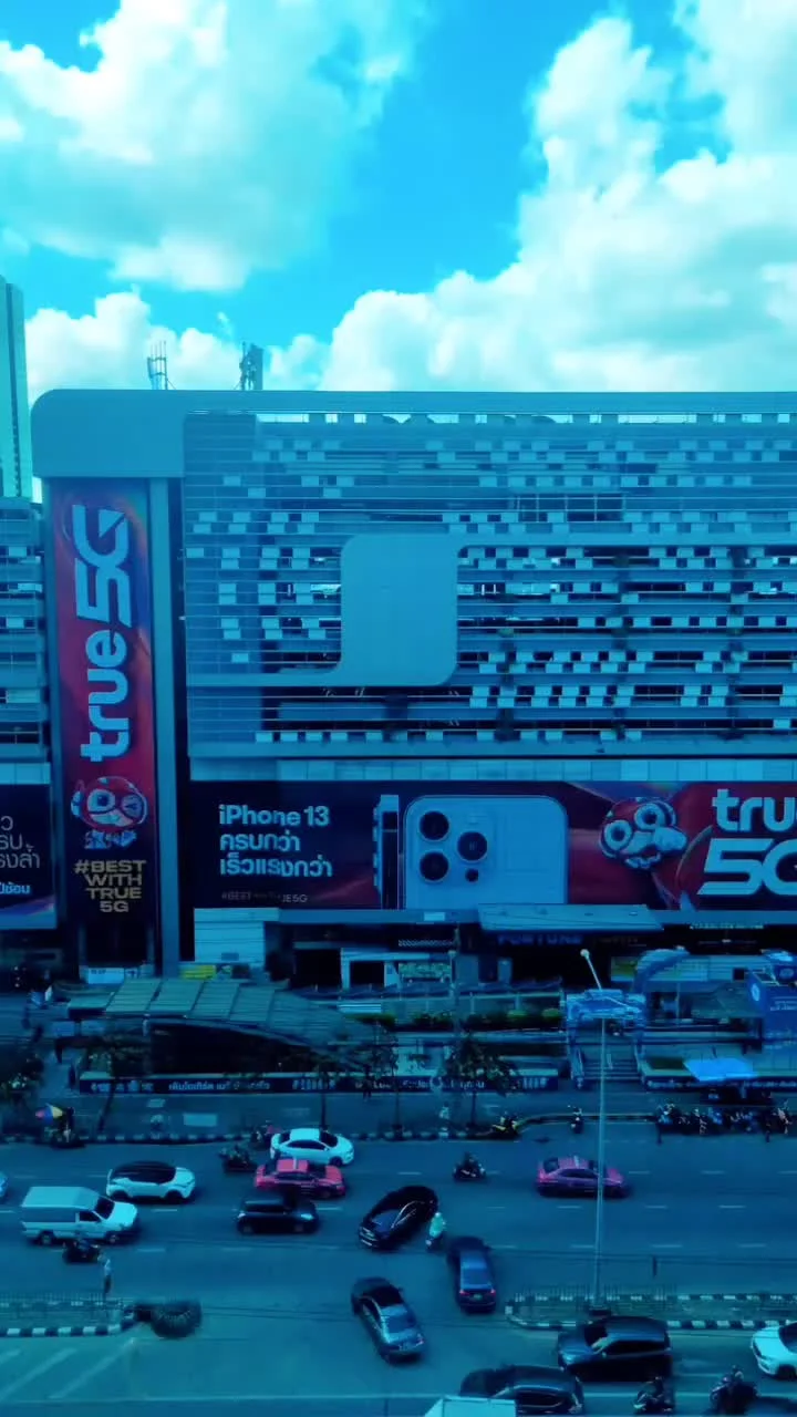 Video cover from Benjamin Simier’s Instagram reel: Bangkok traffic time lapse