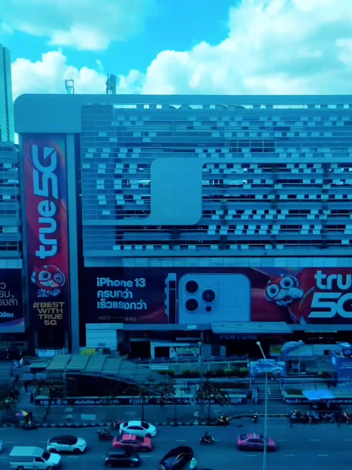 Video cover from Benjamin Simier’s Instagram reel: Bangkok traffic time lapse